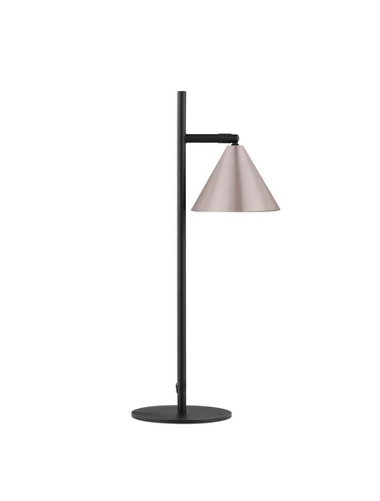 Nova Luce Tischleuchte Conico schwenkbar GU10 Kaffeebraun Schwarz Aluminium 42x19cm 9011435