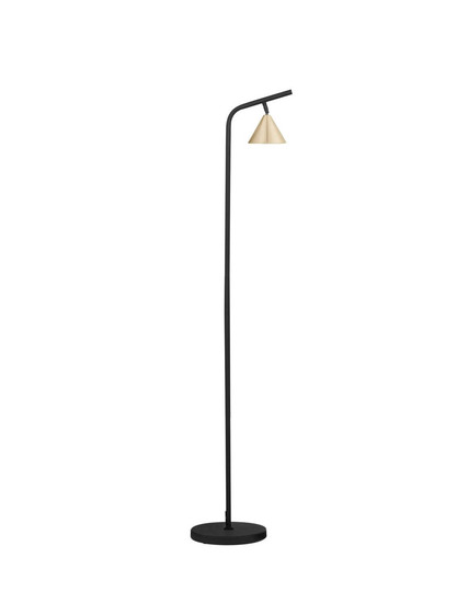 Nova Luce Stehleuchte Conico schwenkbar GU10 Gold Schwarz Aluminium 135cm 9011436