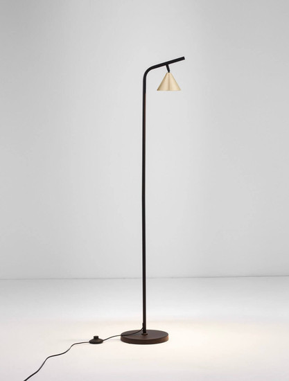 Nova Luce Stehleuchte Conico schwenkbar GU10 Gold Schwarz Aluminium 135cm 9011436