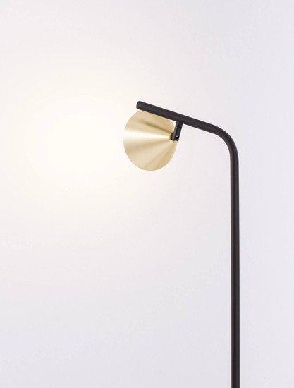 Nova Luce Stehleuchte Conico schwenkbar GU10 Gold Schwarz Aluminium 135cm 9011436