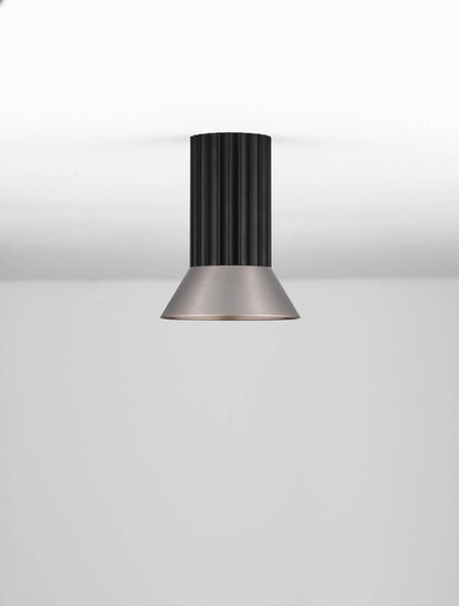 Nova Luce Deckenleuchte Luvia GU10 Bronze Schwarz Aluminium Ø10cm 9011439