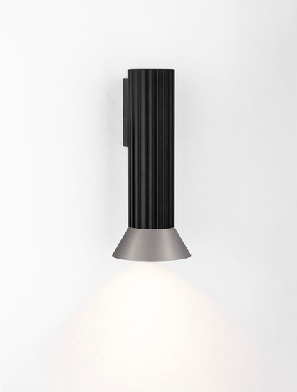 Nova Luce Wandleuchte Luvia GU10 Bronze Schwarz Aluminium Ø10cm 9011445