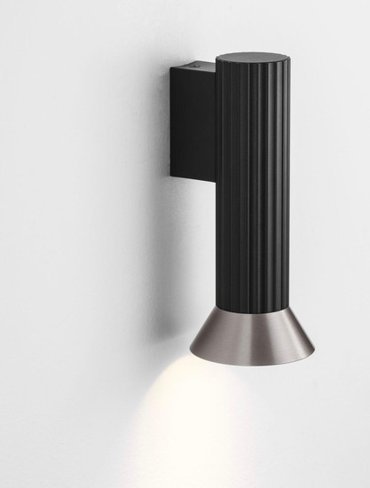 Nova Luce Wandleuchte Luvia GU10 Bronze Schwarz Aluminium Ø10cm 9011445