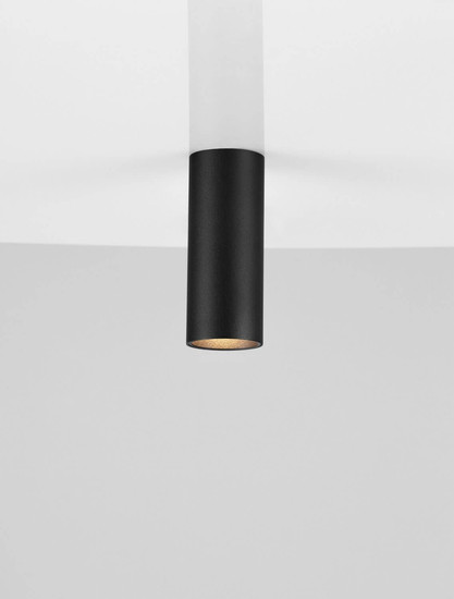 Nova Luce Deckenleuchte Mor GU4 Schwarz Aluminium Ø4cm 9011452