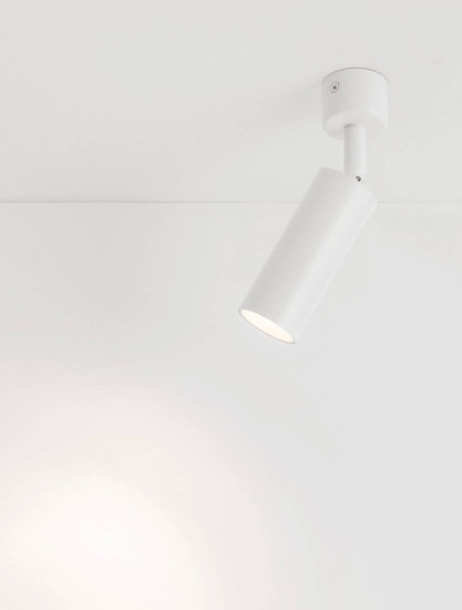 Nova Luce Deckenleuchte Mor schwenkbar GU10 Weiß Aluminium Ø4cm 9011457