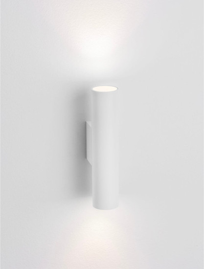 Nova Luce Wandleuchte Mor 2-flammig 2xGU10 Weiß Aluminium Ø4cm 9011459