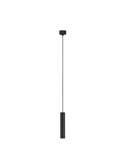 Nova Luce Pendelleuchte Mor GU10 Schwarz Aluminium Ø4cm 9011462
