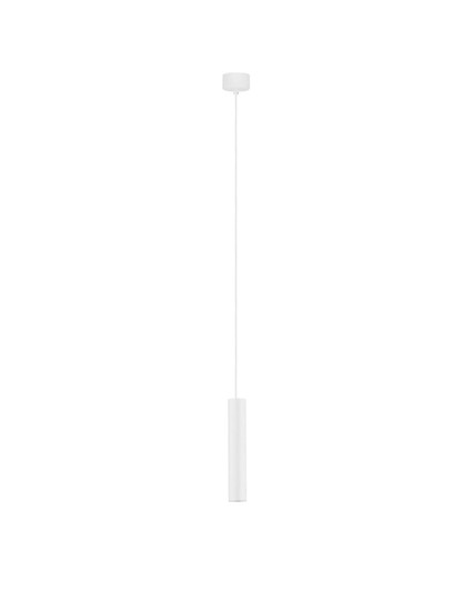Nova Luce Pendelleuchte Mor GU10 Weiß Aluminium Ø4cm 9011463