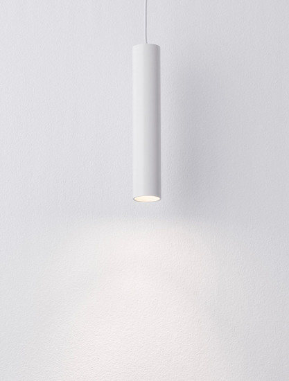 Nova Luce Pendelleuchte Mor GU10 Weiß Aluminium Ø4cm 9011463