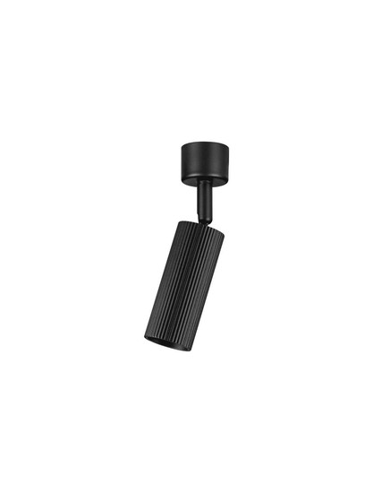 Nova Luce Deckenleuchte Comet schwenkbar GU10 Schwarz Aluminium Ø4cm 9011466