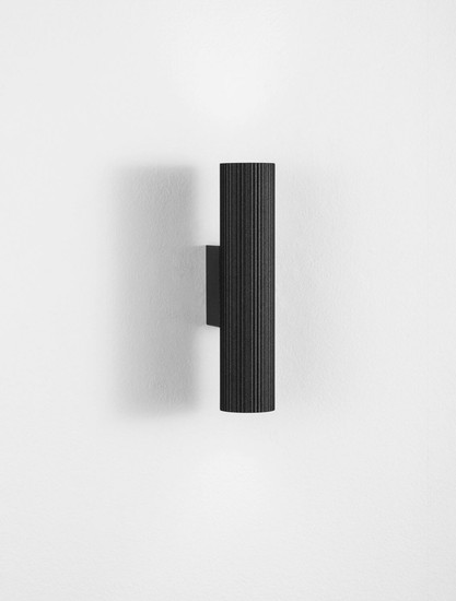 Nova Luce Wandleuchte Comet 2-flammig 2xGU10 Schwarz Aluminium Ø4cm 9011468