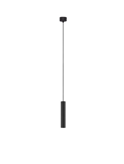 Nova Luce Pendelleuchte Comet GU10 Schwarz Aluminium Ø4cm 9011472