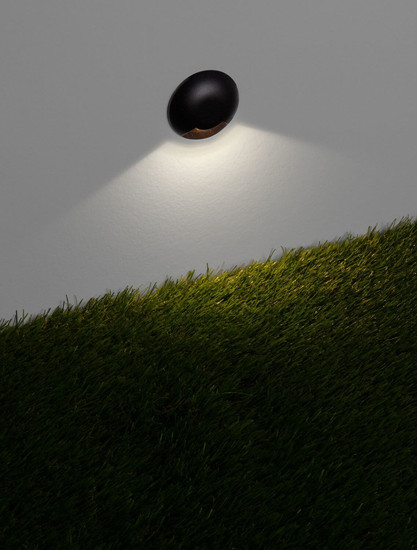 Nova Luce LED Wandeinbauleuchte Eris 1W 24lm warmweiss 3000K IP67 Schwarz Aluminium Ø5cm 9019217