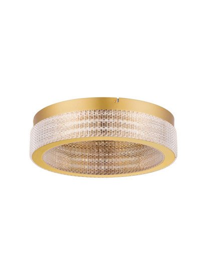 Nova Luce LED Deckenleuchte Kinara dimmbar 46W warmweiss 3000K Platingold Aluminium Edelstahl Ø40cm 9019740