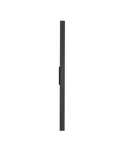 Nova Luce LED Außen-Wandleuchte Doul 20W warmweiss 3000K IP65 salzwasserfest Schwarz Aluminium 120x6cm 9030103
