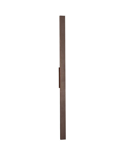 Nova Luce LED Außen-Wandleuchte Doul 20W warmweiss 3000K IP65 salzwasserfest Cortenstahl Aluminium 120x6cm 9030105