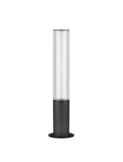 Nova Luce LED Sockelleuchte Iman 18W warmweiss 3000K IP65 salzwasserfest Schwarz Aluminium 65cm 9030106