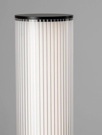 Nova Luce LED Wegeleuchte Iman 25W warmweiss 3000K IP65 salzwasserfest Schwarz Aluminium 105cm 9030107