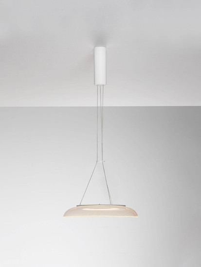 Nova Luce LED Pendelleuchte Mantle 22W warmweiss 3000K Weiß Aluminium Ø40cm 9030109