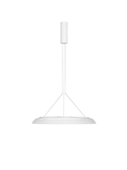 Nova Luce LED Pendelleuchte Mantle 38W warmweiss 3000K Weiß Aluminium Ø60cm 9030110