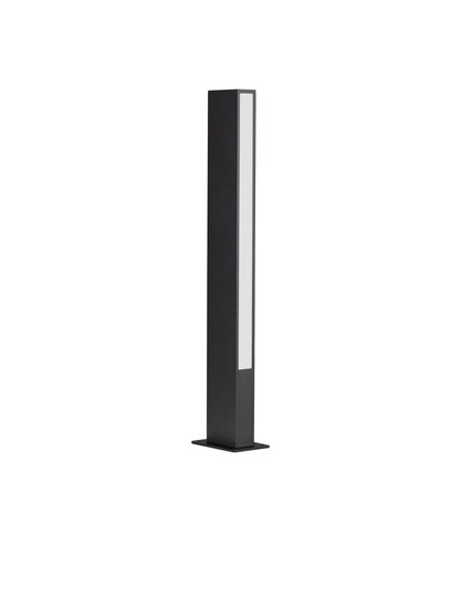 Nova Luce LED Sockelleuchte Stor 12W warmweiss 3000K IP65 salzwasserfest Schwarz Aluminium 60cm 9030111