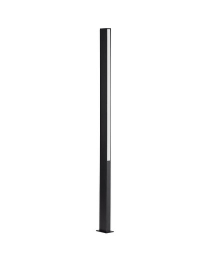 Nova Luce LED Wegeleuchte Stor 23W warmweiss 3000K IP65 salzwasserfest Schwarz Aluminium 150cm 9030113