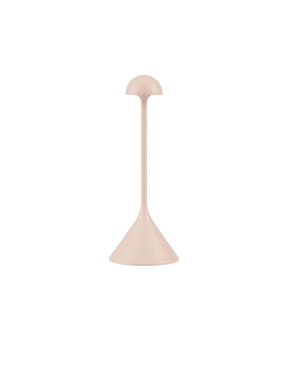 Nova Luce LED Akku-Tischleuchte Dalt dimmbar 1W warmweiss 3000K USB IP54 Creme Aluminium Ø9,5cm 9030147