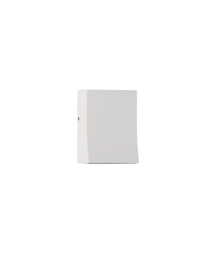 Nova Luce LED Außen-Wandleuchte Boxy 3W warmweiss 3000K IP65 Weiß Aluminium 9x6,5cm 9030149