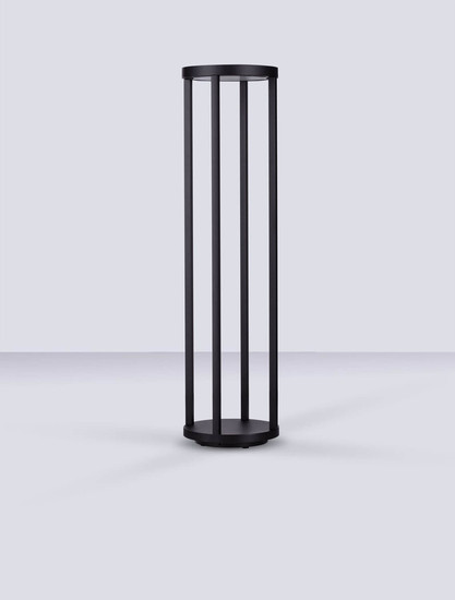 Nova Luce LED Wegeleuchte Optus 9W warmweiss 3000K IP65 salzwasserfest Schwarz Aluminium 80cm 9030163