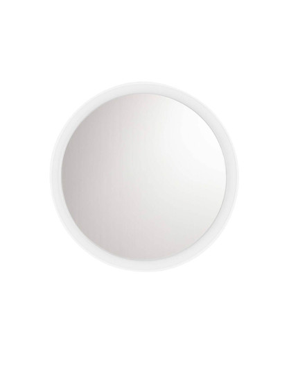 Nova Luce LED Spiegel Onar 21W warmweiss 3000K IP44 Weiß Aluminium Spiegelglas Ø58cm 9030500