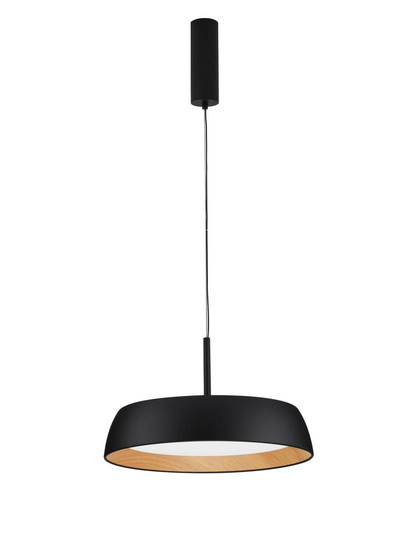 Nova Luce LED Pendelleuchte Sigi dimmbar 40W warmweiss 3000K Schwarz Aluminium Metall Ø45cm 9030507