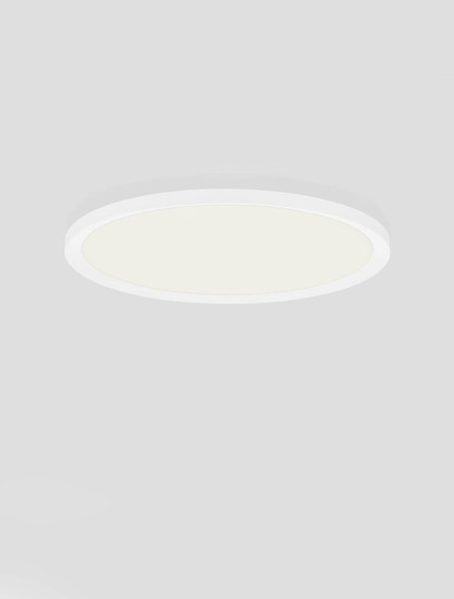 Nova Luce LED Deckenleuchte Aoton dimmbar 35W CCT warm-/neutralweiss 2700/3000/4000K Weiß Aluminium Metall Ø40cm 9030508