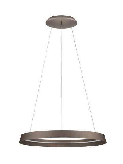 Nova Luce LED Pendelleuchte Ormi dimmbar 52W CCT warmweiss 2700/3000K Champagnergold Aluminium Ø60cm 9030523