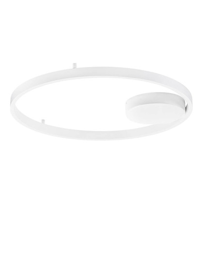 Nova Luce LED Deckenleuchte Hedra dimmbar 60W warmweiss 3000K Weiß Aluminium Metall Ø60cm 9030526