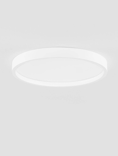 Nova Luce LED Deckenleuchte Istos dimmbar 38W CCT warm-/neutralweiss 2700/3000/4000K Weiß Aluminium Metall Ø50cm 9030528