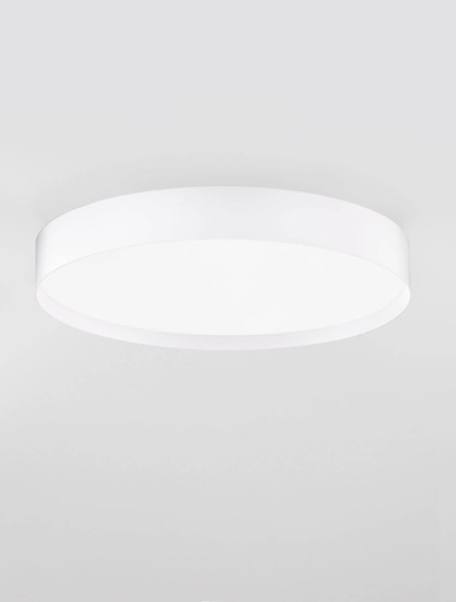 Nova Luce LED Deckenleuchte Roi dimmbar 37W CCT warm-/neutralweiss 2700/3000/4000K Weiß Aluminium Metall Ø40cm 9030531