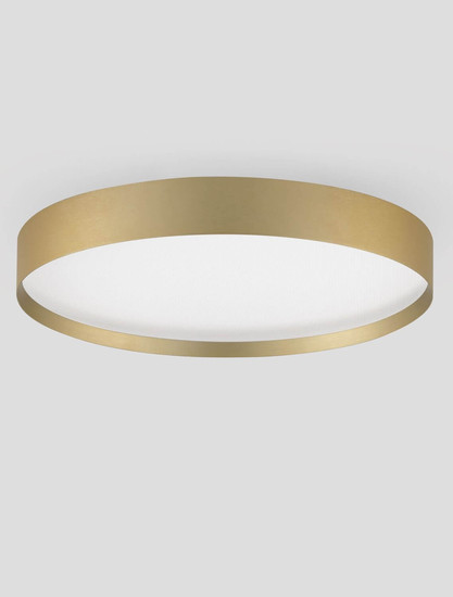 Nova Luce LED Deckenleuchte Roi dimmbar 37W CCT warm-/neutralweiss 2700/3000/4000K Gold Aluminium Metall Ø40cm 9030533