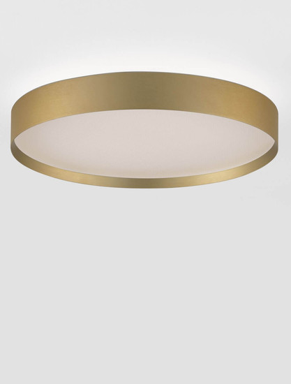 Nova Luce LED Deckenleuchte Roi dimmbar 37W CCT warm-/neutralweiss 2700/3000/4000K Gold Aluminium Metall Ø40cm 9030533