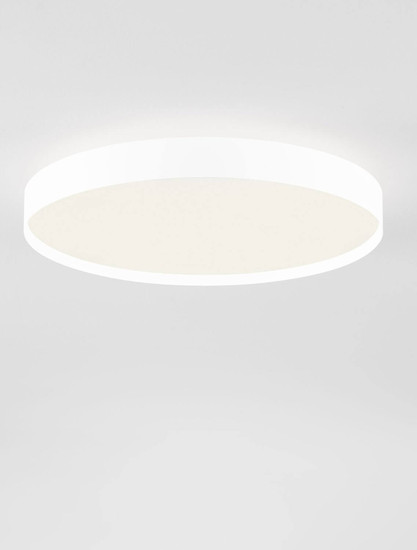 Nova Luce LED Deckenleuchte Roi dimmbar 48W CCT warm-/neutralweiss 2700/3000/4000K Weiß Aluminium Metall Ø50cm 9030534