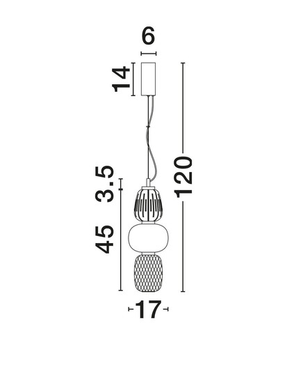 Nova Luce LED Pendelleuchte Movil dimmbar 28W warmweiss 3000K Opal Platingold Glas Metall Ø17cm 9030537
