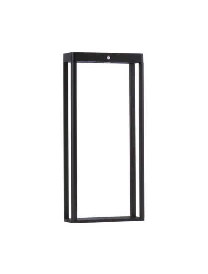 Nova Luce LED Solar-Wegeleuchte Berni 2W warmweiss 3000K Bewegungsmelder IP65 Schwarz Aluminium 50cm 9030566