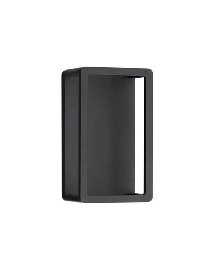 Nova Luce LED Außen-Wandleuchte Akmi 9W warmweiss 3000K IP65 Schwarz Aluminium 26x15cm 9030570