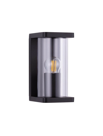 Nova Luce Außen-Wandleuchte Adoray E27 IP65 Schwarz Aluminium 20x14cm 9030579