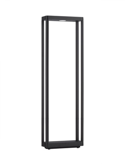 Nova Luce LED Wegeleuchte Cosmic 8W warmweiss 3000K IP65 Schwarz Aluminium 75cm 9030591