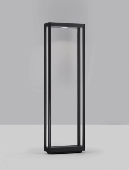 Nova Luce LED Wegeleuchte Cosmic 8W warmweiss 3000K IP65 Schwarz Aluminium 75cm 9030591