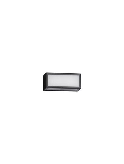 Nova Luce LED Außen-Wandleuchte Inga 11W warmweiss 3000K IP65 salzwasserfest Schwarz Aluminium 15x7cm 9030593