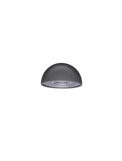 Nova Luce LED Akku-Leuchtenkopf Lumo dimmbar 2W warmweiss 3000K USB IP54 Dunkelgrau Aluminium Ø5cm 9030608
