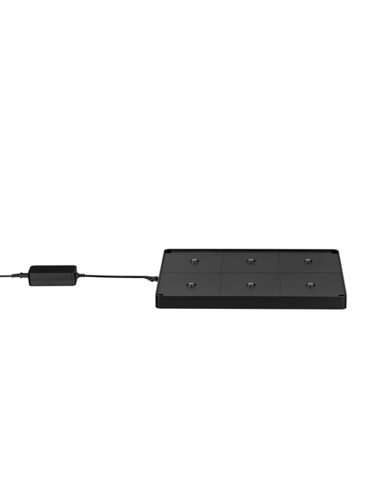 Nova Luce Ladestation für 6 Akku-Leuchten Lumo Schwarz 42,5x27cm 9030623