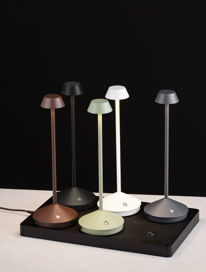 Nova Luce Ladestation für 6 Akku-Leuchten Lumo Schwarz 42,5x27cm 9030623