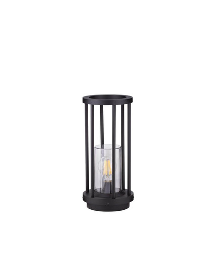 Nova Luce Wegeleuchte Elysium E27 IP65 salzwasserfest Schwarz Aluminium 35cm 9030628
